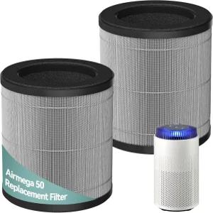 에어메가 50 필터 교체 코웨이 공기청정기 3-in-1 트루 헤파 및 탈취 필터와 호환 가능