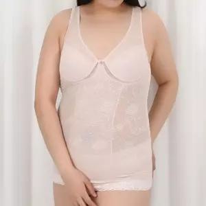 플라워 노몰드 인견 보정 빅사이즈 치마형 쉐이퍼B컵