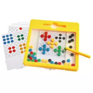 색상인지능력 발달 컬러 초코볼 자석펜 옮기기 유아교구 색깔맞추기 KR6466 컬러초코볼