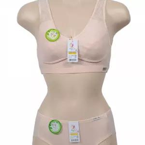 탈렌트 청량한 인견 B컵 스포츠 브라팬티세트 여성