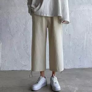 [셀러허브]남성 2컬러 여름 바지 7부 조거 와이드 투웨이 팬츠 IS-PA76 (S15645261)