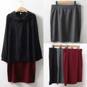 빅사이즈 WW 데일리모던H스커트 4819H212 오버핏