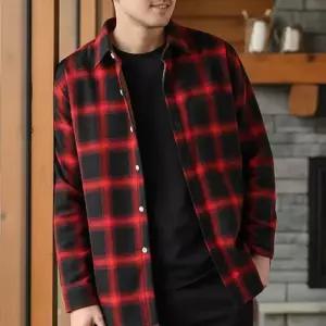 남성 2컬러 클래식 기모 빅사이즈 셔츠 IS-JK74