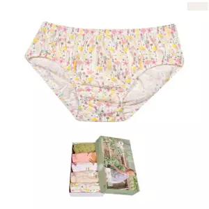 5매셋트 여아 여자 아이 초등 학생 삼각 팬티 3각 속옷 이너웨어 언더웨어