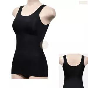 여성용 운동 할때 입는 민소매 속옷 검정 흰색 여자 메리야쓰 이너웨어