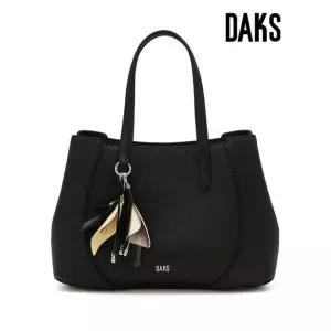 [NS홈쇼핑]닥스 [선물추천] 블랙 소가죽 플라워 참장식 토트백 DCBA6E553[35715009]