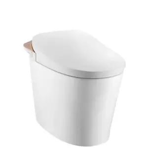 가정용 스마트 비데 일체형 250mm 플립탑 자동 변기 양변기 화이트 기본형 888