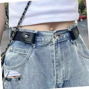 바지밸트 고탄력 밴딩 허리띠 노버클 매직 프리밸트 무버클