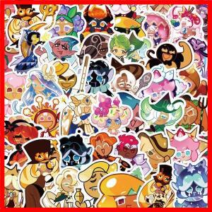 50PCS 쿠키 런 킹덤 스티커 장난감 스케이트보드 기타 컴퓨터 컵 책상 만화 귀여운 창의적인 그래피티
