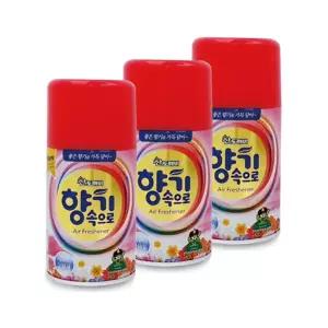 산도깨비 향기속으로 290ml 실내용 자동 분사기 리필 방향제 커피향 택일