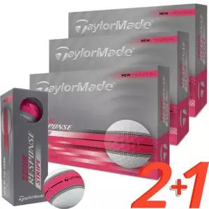 2025 테일러메이드 투어리스폰스 핑크 스트라이프 3피스 우레탄골프공 3더즌