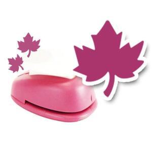 모양펀치 R-36 003 단풍잎 미니 모양만들기 펀칭기