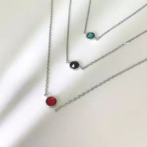 (스와로브스키) (실버) 데일리 탄생석 팔찌