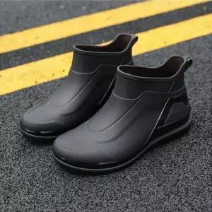 레인부츠 짧은 남자 장화 눈 비올때 가벼운 앵클부츠