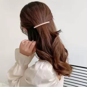 라운드 일자 자동핀 자동헤어핀 머리핀 헤어 고정핀