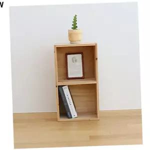 삼나무 diy 책장 2단 진열장 인테리어 삼나무 원목 책장 테이블 장식장 사이드 수납장 선반 수납 협탁 모듈