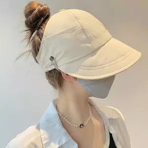 [OPK] 자외선차단 마스크걸이 썬캡 벙거지 버킷햇