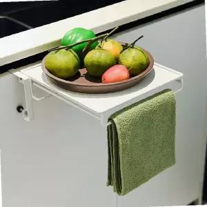 싱크대 보조 선반 접이식 주방 작업대 확장 거치대 수납 공간 활용 다용도 테이블