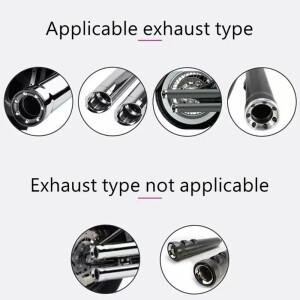 오토바이 원형 배기 파이프 79Mm/80Mm 할리 액세서리 용 머플러 밸브