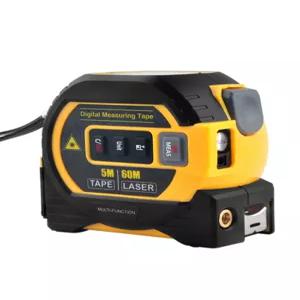 양방향 전자줄자 3in1 거리측정기 수평기 레이저 미니 거리 디지털 표시 충전식 휴대용