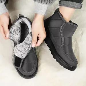 남성 3컬러 빅사이즈 패딩 방한 기모 부츠 ZG-TT50