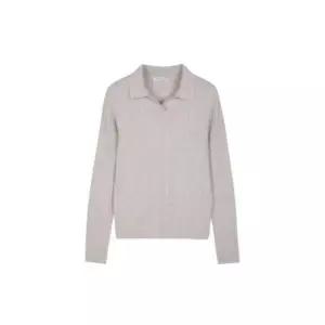 폴햄 POLHAM 여성 케이블조직 슬릿카라 니트_PHF4ET2470 PHF4ET2470 133912 883738