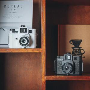 홀가 120GCFN 카메라 컬러 내장 플래시 유리 렌즈 노랑 빨강 흰색 광누설 마스터 레트로