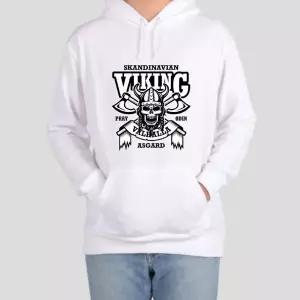 후드티 남여공용 전사 바이킹 해골 발할라 warrior Viking 그림선택