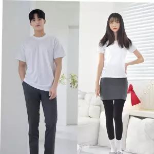 이너무지티 교복몰 라인핏 화이트 티셔츠 흰티 교복흰티 면티