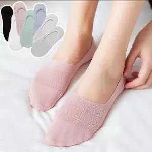 [퍼니메이커]여성통기성 펀칭 디자인 페이크 삭스 5켤레 여성 통기성 메쉬