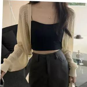 겨울여성가디건쇼핑몰 여자 여름 얇은 볼레로 썸머 크롭 가디건 출근 코디