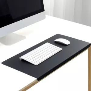 가죽 메탈 기역자 데스크패드 600 가로 세로280