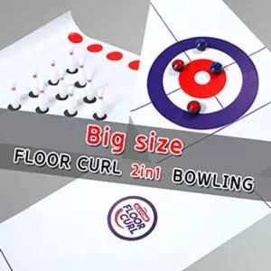 플레이원 플로어 컬링 볼링 2in1 세트/선물/미니/완구/장난감/집중력향상/놀이/교구/캐릭터/어린이/유아