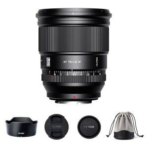 [미국배송] VILTROX 75MM F /1.2 F1.2 PRO XF LENS AUTOFOCUS LARGE APERTURE APS-C PRIME COMPATIBLE WITH FUJIFILM X-MOUNT CAMERAS X-T4 X-T10 X-T20 X-T5 X-H2 X-H2S X-T30 II X-A7 X-E3 X-E4 X-H1X-PRO2