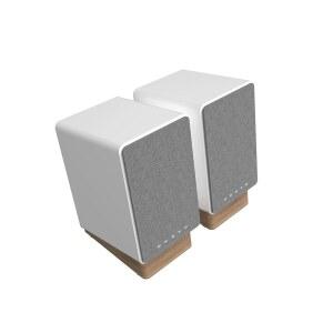 온쿄 크리에이터 시리즈 GX-30ARC 전원 스피커, 흰색 - 4인치 우퍼, USB /C, 라인 /Phono, 광학 포트 및 블루투스 5.3 오디오 연결