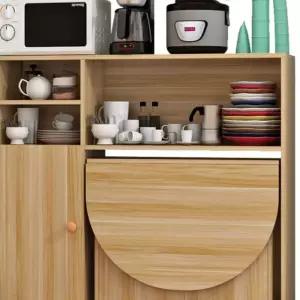 접이식식탁렌지대 주방 수납장 다용도 렌지대 밥통 접이식