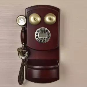 옛날 전화기 빈티지 엔틱 소품 인테리어 벽걸이 수화기