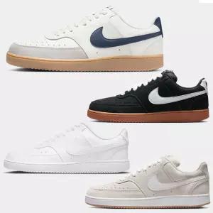 나이키 코트 비전 화이트 블랙 남성 여성 운동화