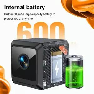 W02 1080P 미니 보호 홈 나이트 비전 감시 야외 캠핑 WIFI 초소형 스마트 카메라 CCTV 비디오