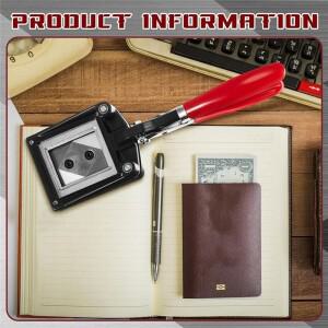 PZHI-휴대용 여권 사진 재단기 ID 다이 커팅 머신 홀 펀치 사무실용