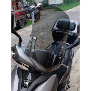 윈드스크린 SCR110 슈퍼커브 소형 조절식 윈드 27x12cm 4 5mm 바람막이