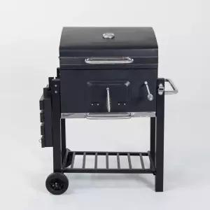 대형 숯불 바베큐 BBQ 훈제그릴 발코니 사이드 한쪽 캠핑 스탠딩 형 그릴 정