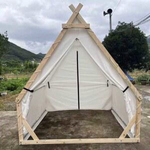 삼각 글램핑 텐트 쉘터 자동 대형 방형 흰색 제품 화이트 에어 백패킹 투명 야외용