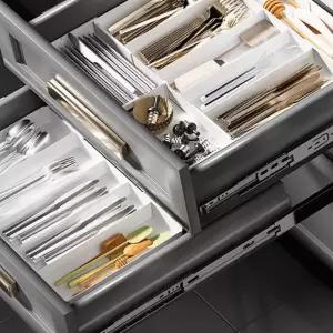 서랍 수저정리함 길이조절 커트러리 트레이 주방 칸막이 보관 정리대