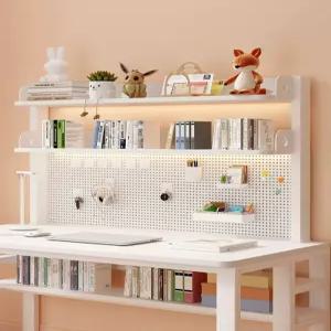 책상위 수납 타공판 타공 파티션 책상 상부장 정리대