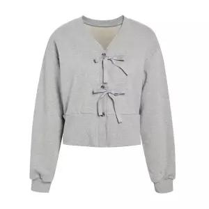 [롯데백화점]제이제이지고트 리본 디테일 V넥 가디건GP4N1CD471