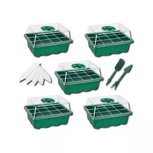 ABM모종트레이 12구 5개 그린씨앗판 포트 텃밭가꾸기 화분