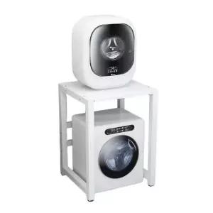 소형 선반 미니 건조기용 세탁기 철제 세탁실 스틸 다단 랙 건조대