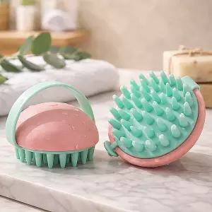 두딱이 머리감는도구 샴프브러쉬 샴푸솔 두피솔 비듬빗