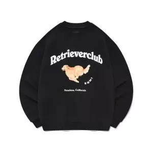 리트리버클럽 RUNNING RETRIEVER CREWNECK [BLACK] 403783